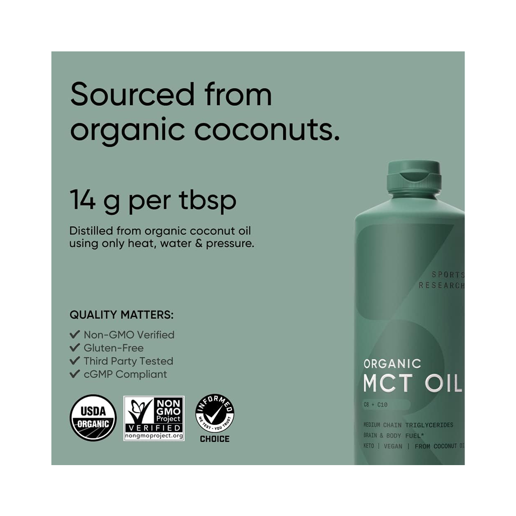 MCT OIL (Acido Caprílico) 32 OZ